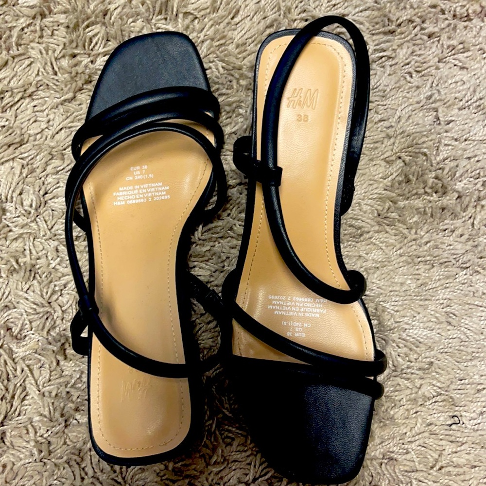 H&M block heels
